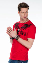CT411 T-shirt voor heren met edelstenen print