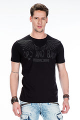 CT411 T-shirt voor heren met edelstenen print
