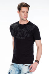 CT411 T-shirt voor heren met edelstenen print