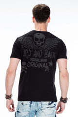 CT411 T-shirt voor heren met edelstenen print