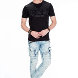 CT411 T-shirt pour homme avec impression de pierres précieuses