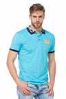 Polo para hombres CT416 con estampado del logotipo en el collar