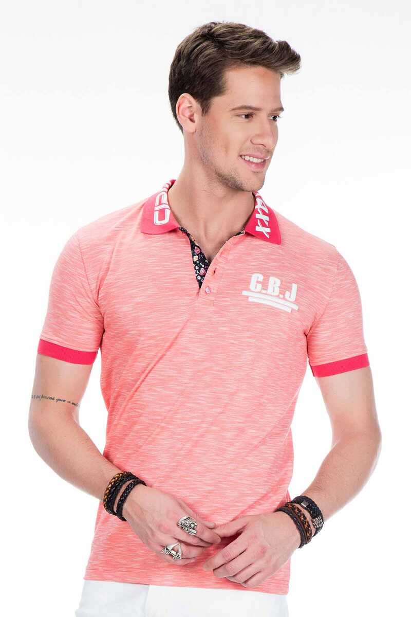 Polo para hombres CT416 con estampado del logotipo en el collar