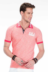 Polo para hombres CT416 con estampado del logotipo en el collar