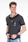 CT425 Camiseta con parche para hombres