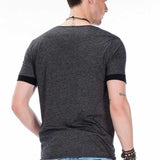 CT425 Herren T-Shirt mit elegant Brust-Applikation