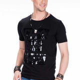 CT430 T-shirt pour homme avec impression brillante 