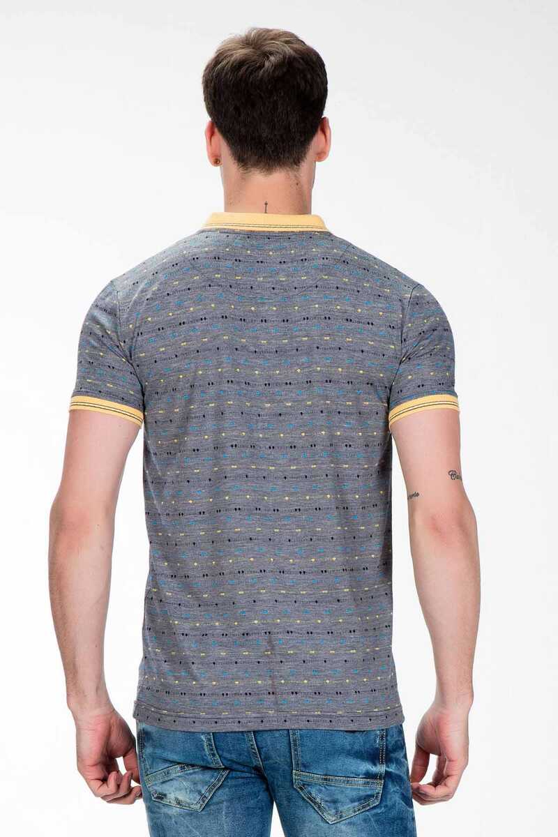 CT440 Polo -shirt voor heren met decoratieve naden