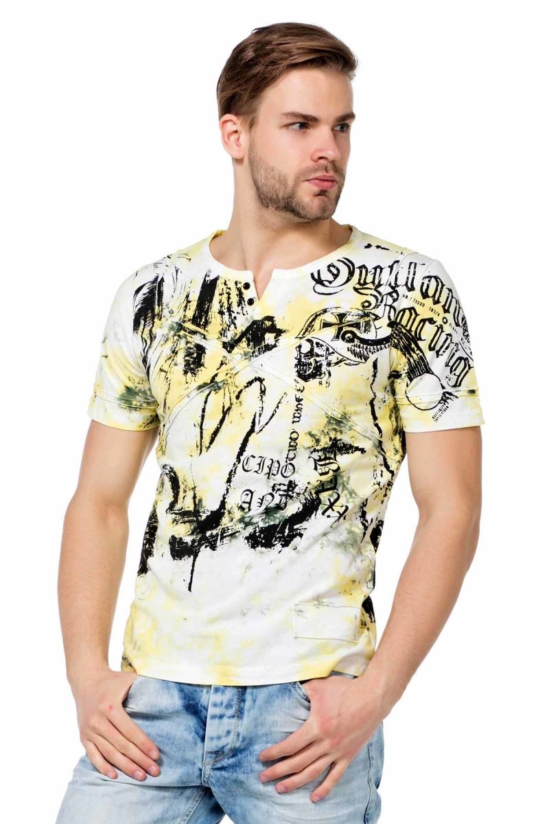 Camiseta para hombres CT457 con estampados de diseño frescos
