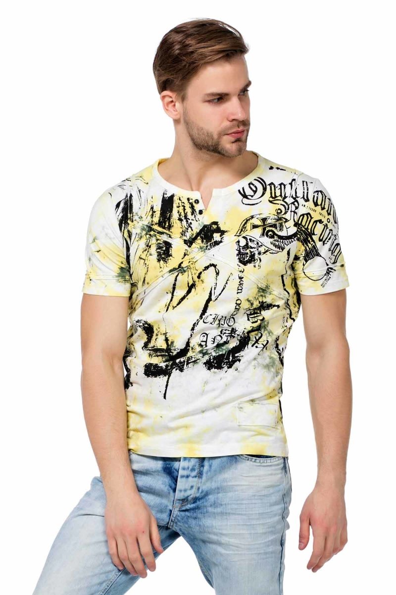 Camiseta para hombres CT457 con estampados de diseño frescos