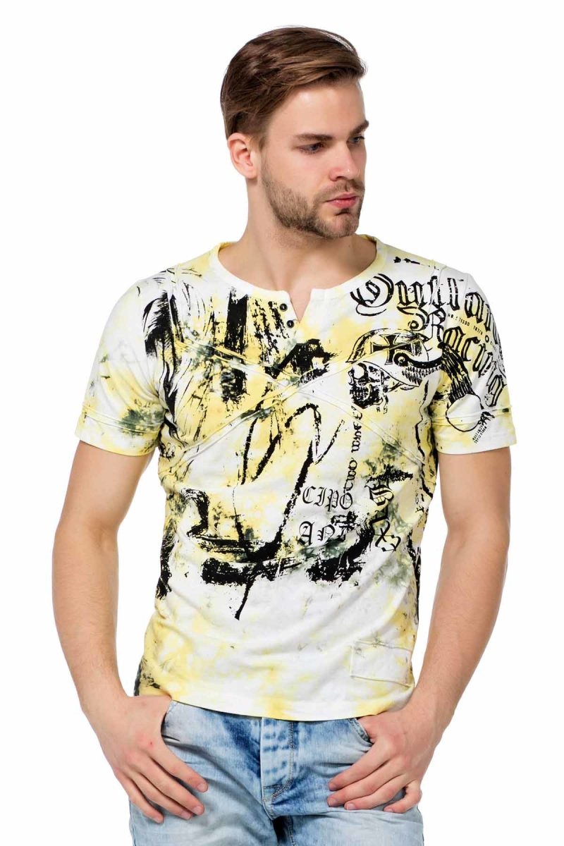 Camiseta para hombres CT457 con estampados de diseño frescos