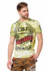 Camiseta de hombres CT458 con estampados de motocicleta frescos