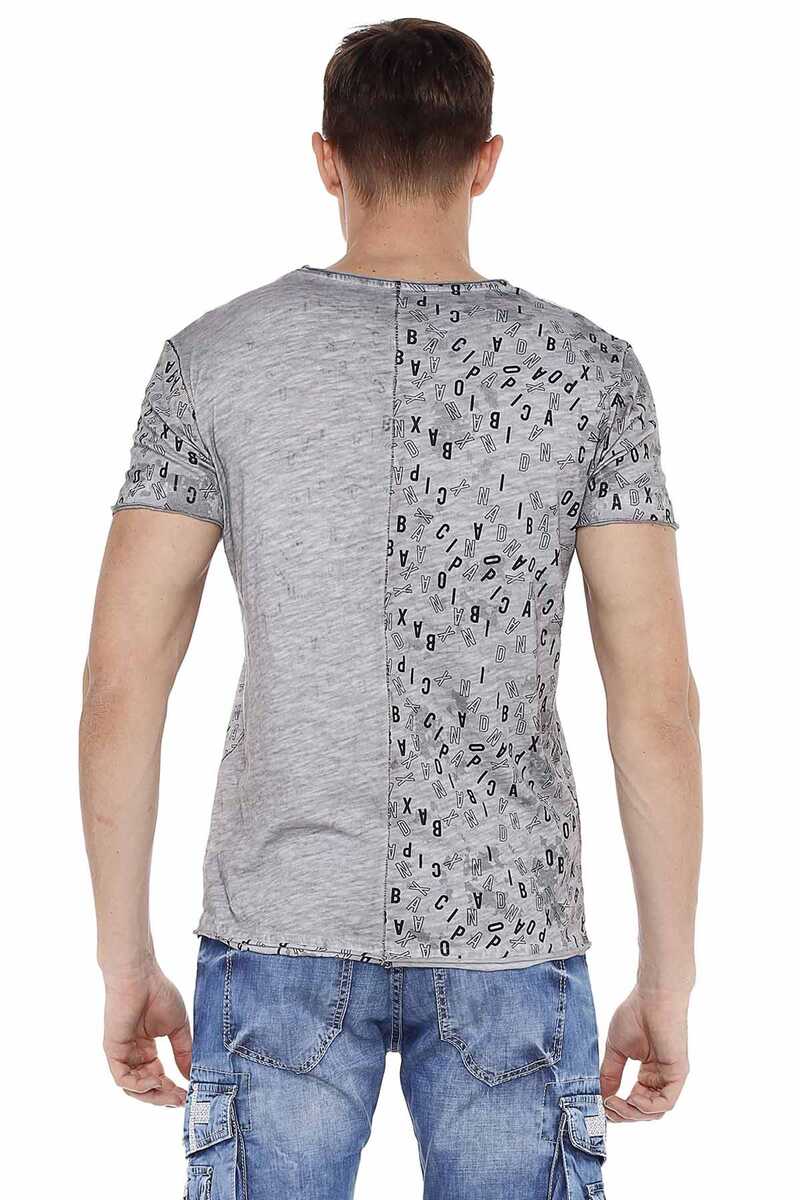 CT469 Herren T-Shirt im asymmetrischen Look