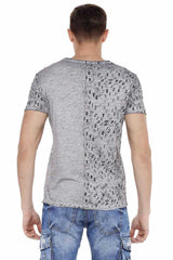 CT469 Herren T-Shirt im asymmetrischen Look