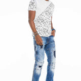 Camiseta para hombres CT469 en un aspecto asimétrico