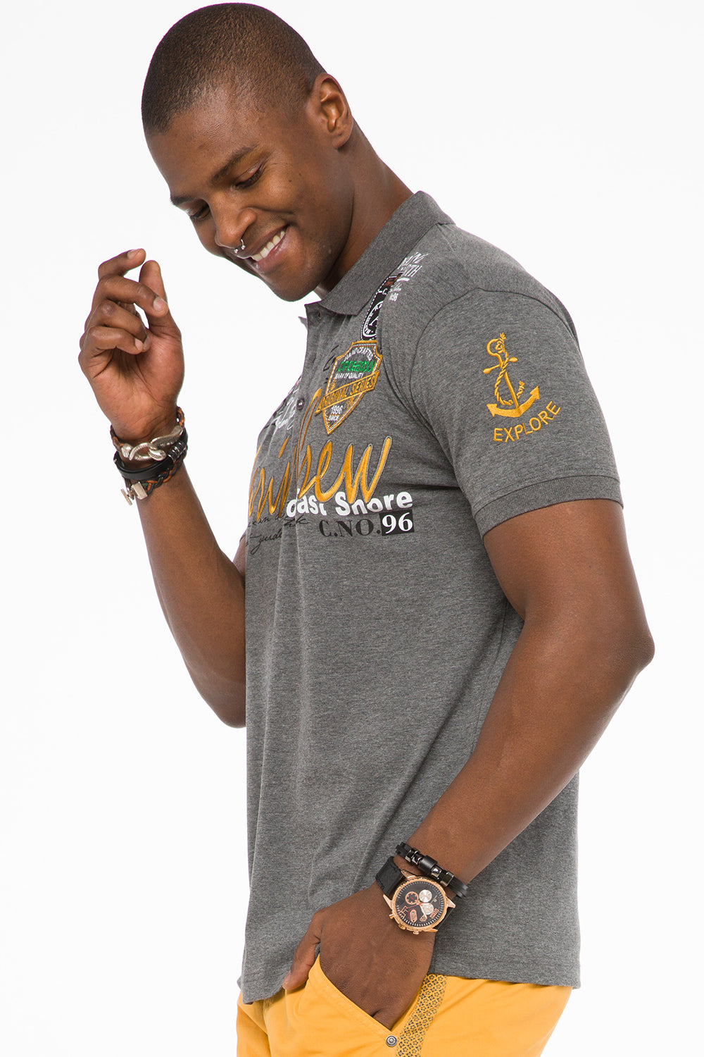 CT509 Herren Poloshirt im Marina-Look