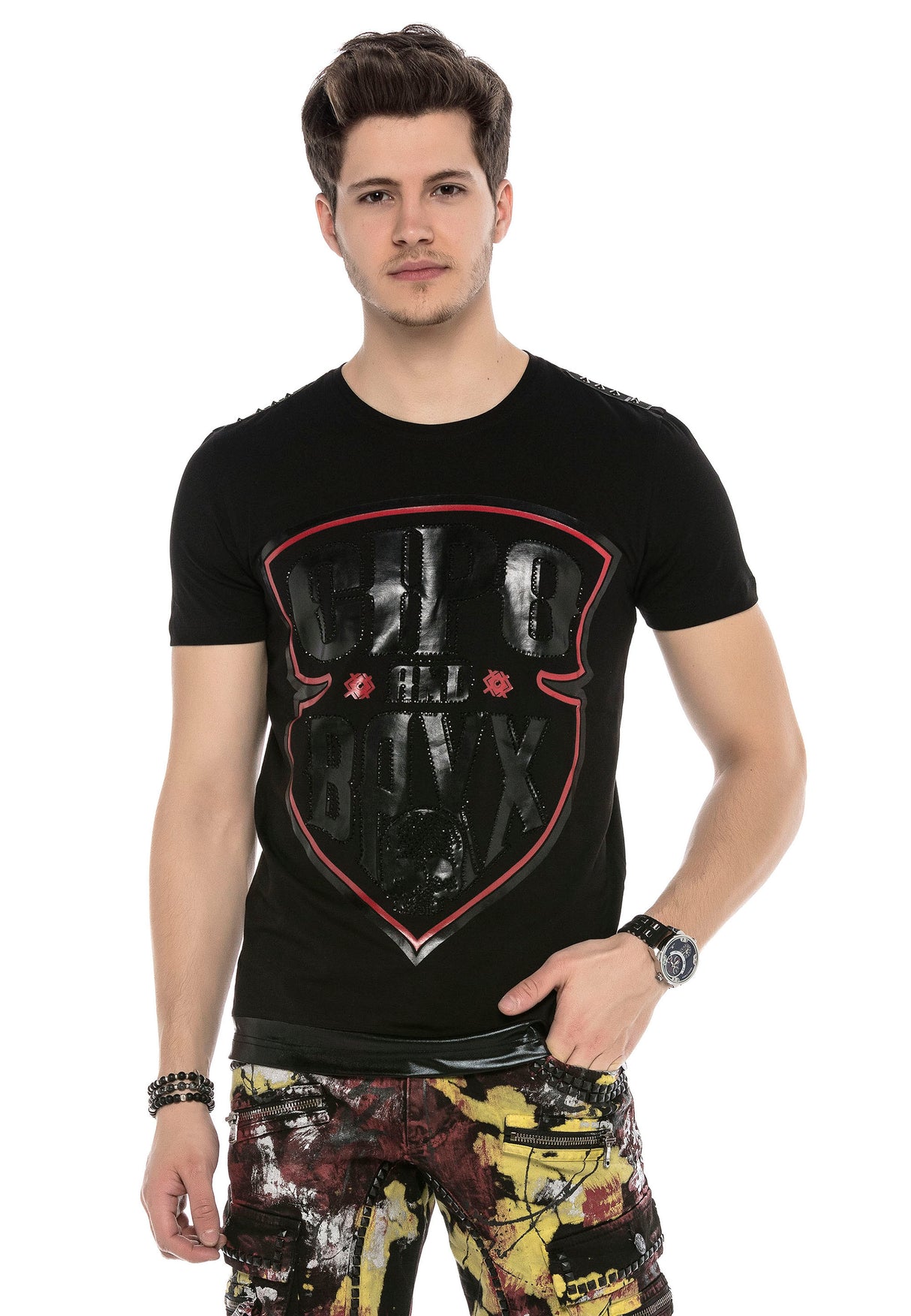 CT539 men's t-shirt with a cool logo motif
