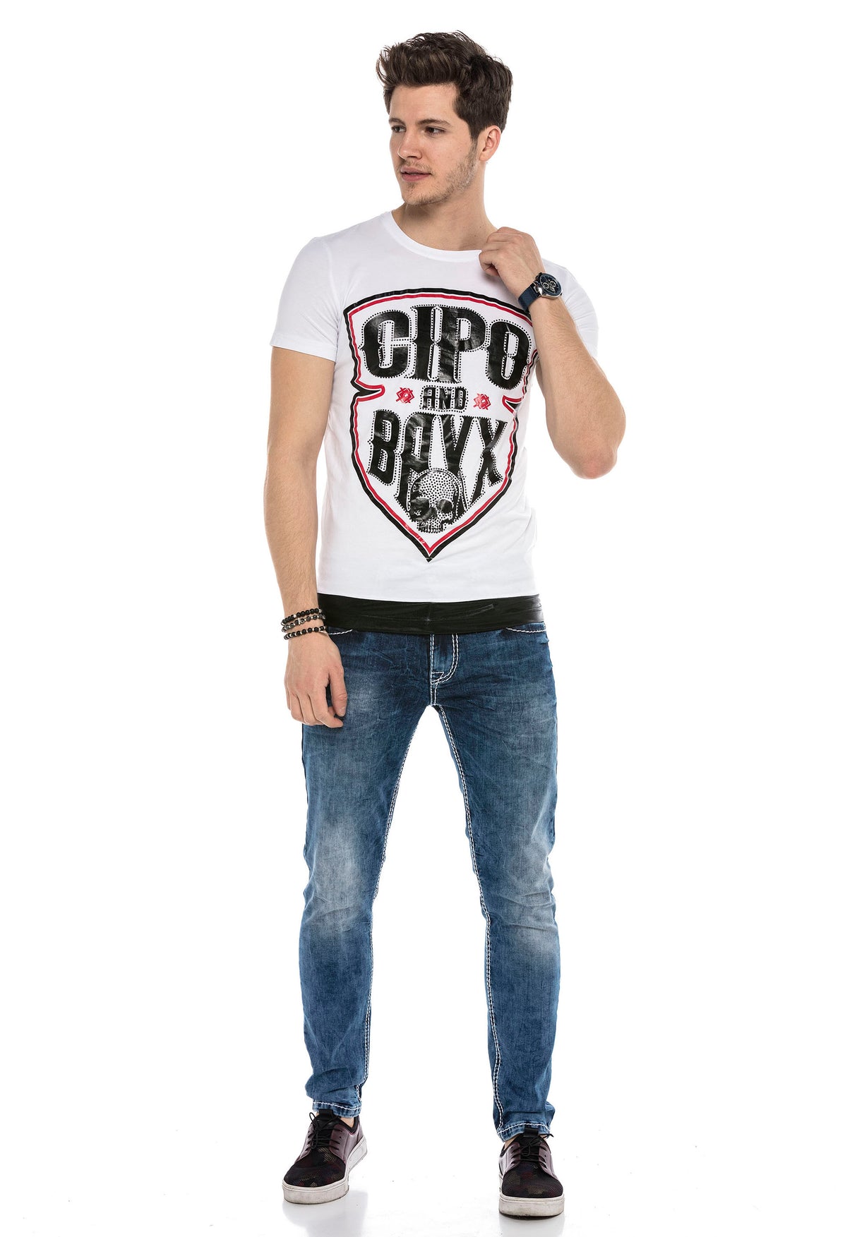 CT539 men's t-shirt with a cool logo motif