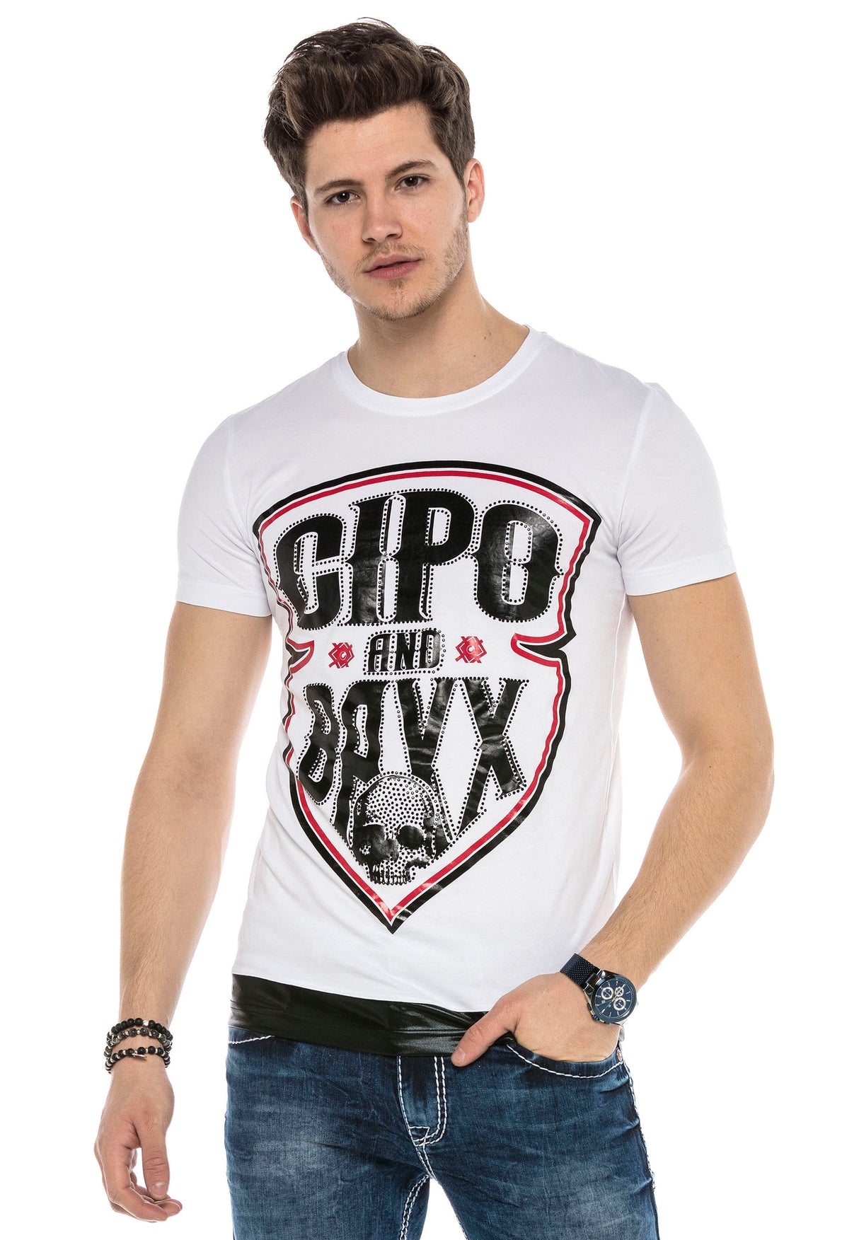 CT539 men's t-shirt with a cool logo motif