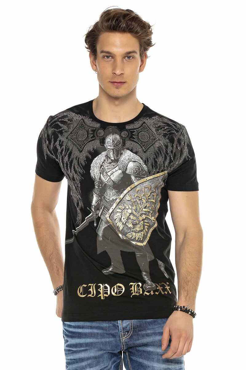 CT546 Heren T-Shirt met Grafische Print
