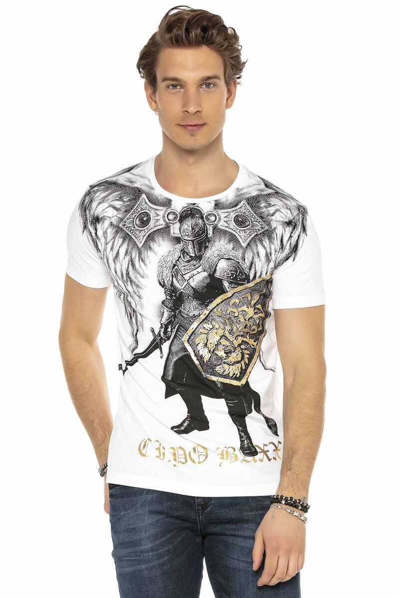 CT546 Heren T-Shirt met Grafische Print