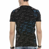 CT554 t-shirt męski z nadrukiem logo