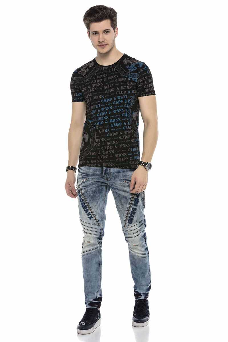 Camiseta para hombres CT554 con estampados de logotipo geniales