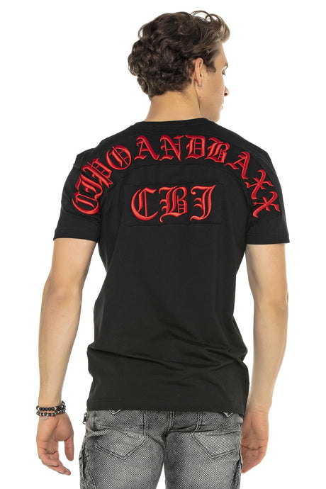 T-shirt masculin CT573 avec un décolleté circulaire moderne