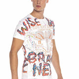 CT595 T-shirt Maschile con Design di Tendenza
