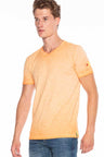 Camiseta para hombres CT596 con un pequeño parche de logotipo