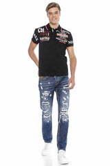 CH603 Camisa de polo para hombres con estampado de moda