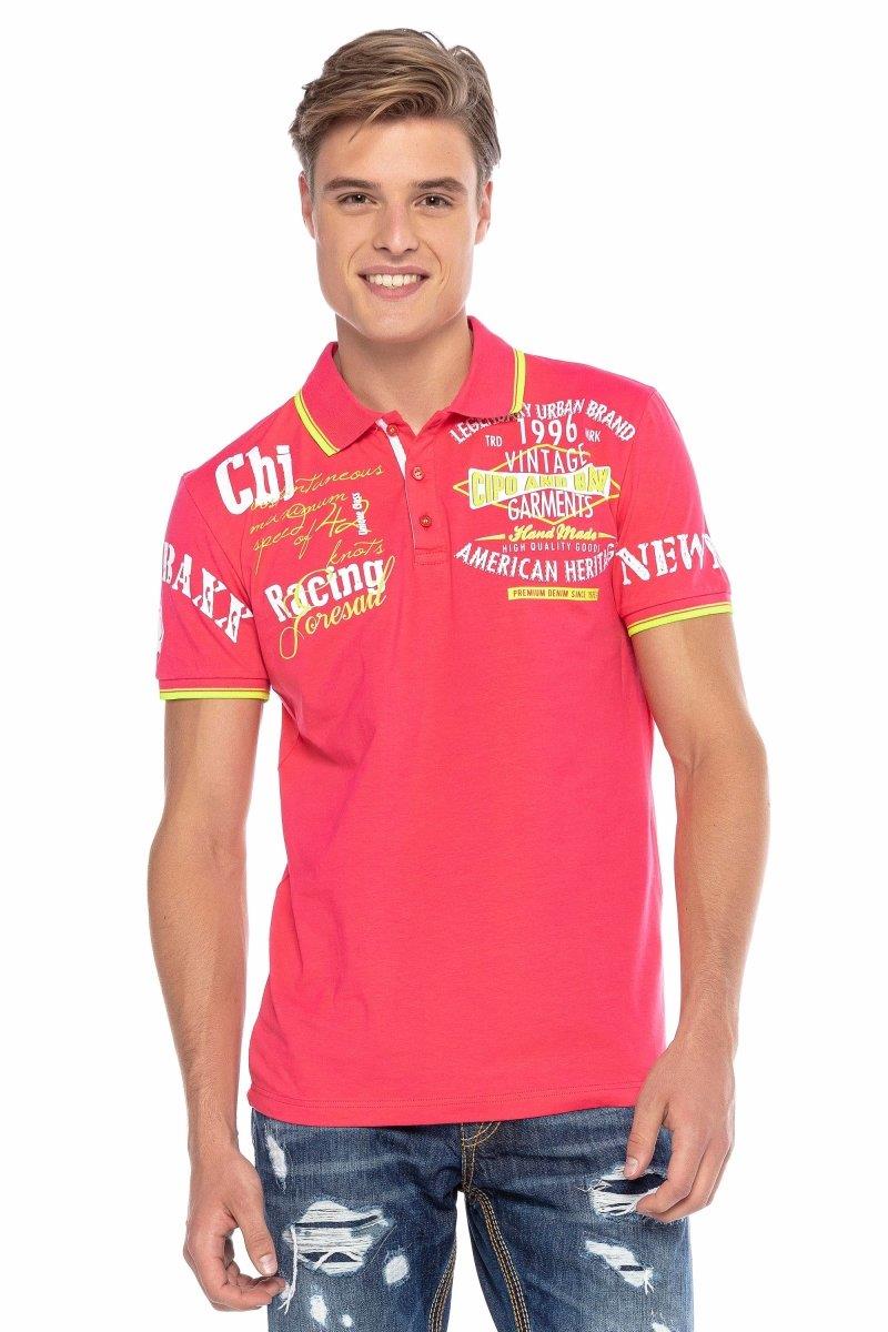 CH603 Camisa de polo para hombres con estampado de moda