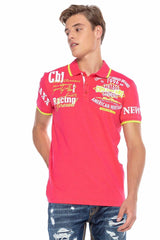 CH603 Camisa de polo para hombres con estampado de moda