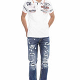 CT603 Polo maschile con Stampa alla Moda
