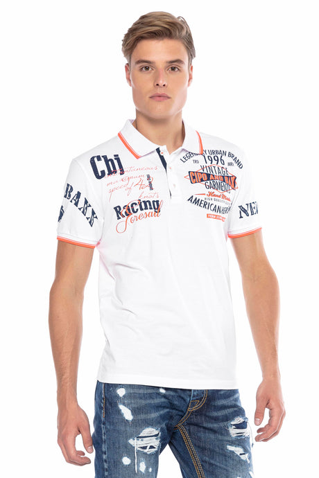CT603 Herren Poloshirt mit trendigem Print