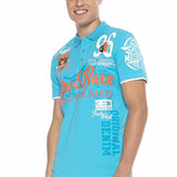 CT604 Polo da Uomo con Stampe Casual