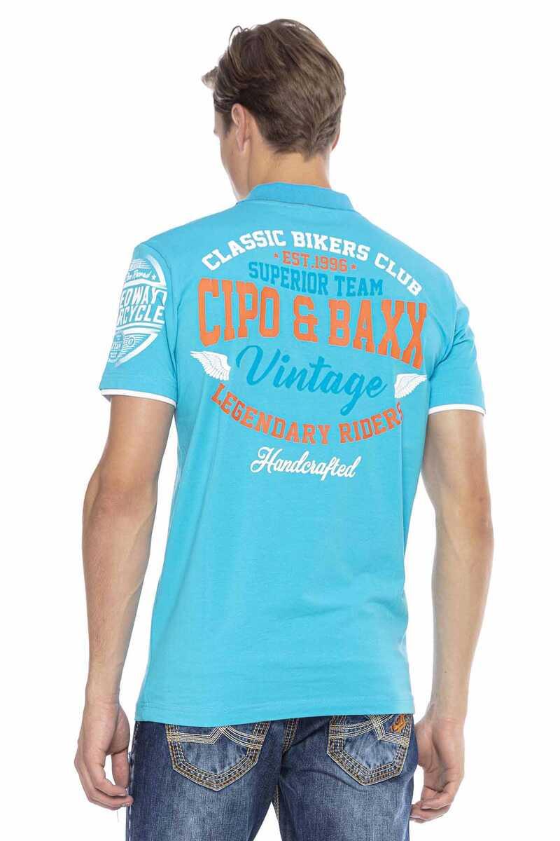 CT604 Heren Polo-Shirt met Casual Prints
