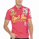 CT604 Polo da Uomo con Stampe Casual