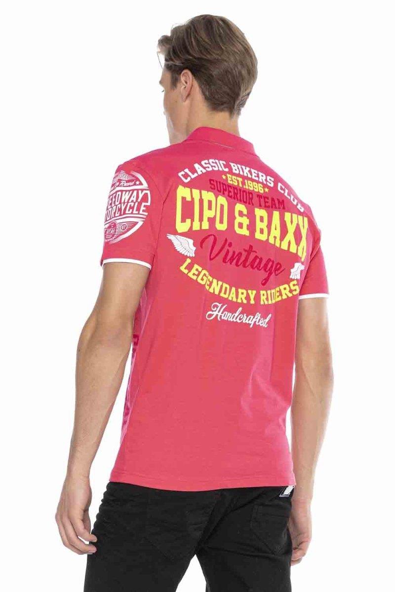 CT604 Heren Polo-Shirt met Casual Prints