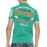CT604 Polo da Uomo con Stampe Casual