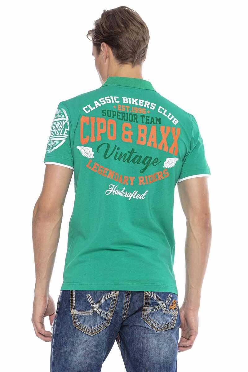 CT604 Heren Polo-Shirt met Casual Prints