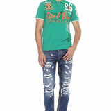 CT604 Polo da Uomo con Stampe Casual