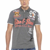 CT604 Polo da Uomo con Stampe Casual