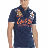 CT604 Polo da Uomo con Stampe Casual