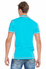 CT605 Polo avec des coutures contrastées tendance