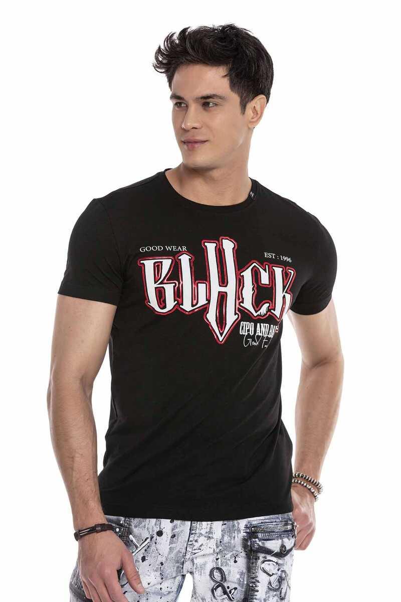 CT617 Herren T-Shirt mit auffälligem Front-Print