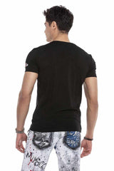 CT617 Herren T-Shirt mit auffälligem Front-Print