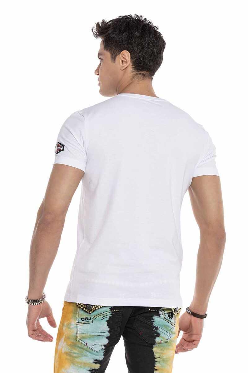 CT617 Herren T-Shirt mit auffälligem Front-Print