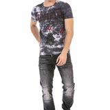 CT629 Maglietta da Uomo con Stampa Cool
