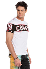 CT631 Heren T-shirt met Opvallende Print